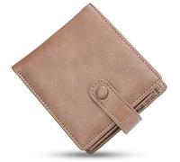 Billeteras,Billeteras para hombres, Cartera for hombre con bloqueo de carteras for hombre, con bolsillo for monedas con cremallera, carteras minimalistas de cuero sintético de PU de fibra superfina(Gi