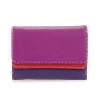 billetereo monedero de piel para mujer -mywalit - double flap purse/wallet - 250-75 - sangria multi