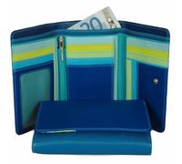 billetereo monedero de piel para mujer -mywalit - Medium Tri-fold w/ outer zip purse - 363-92 - seascape