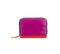 mywalit billetereo Monedero de Piel para Mujer Zip Around Fan C/C Holder- 328-75- Sangria Multi