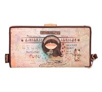 Anekke - Billetero de Mujer - Protección RFID - Billetero Grande de Polipiel para Mujer con Cierre de Solapa y Cremallera Menire - Accesorios y Complementos de Mujer - 18x10x3 cm