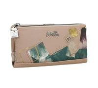 Anekke Monedero Tamaño Grande para Mujer Colección Evolution | Cierre con Lengüeta y Cremallera | Modelo Flexible