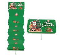 Billetes de Navidad - Suministros para | Titular de plata de Navidad con 10 compartimentos, esposa Husband Son Daughter Family Friends