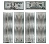 Billetes en dólares para coleccionistas - facturas antiguas, souvenirs de moneda | 15x6.2 cm dólares históricos -proyecto de ley - facturas no circuladas certificadas, recopilador limitado para