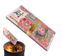 Billetes Joss - Dinero Ancestral Para Funerales,Juego de 100 Papeles Tradicionales de 1 Millón para Festival Fantasmas, Templos, Ceremonias