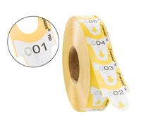 Billetes Turnomatic 31X67 mm Color Amarillo Rollo 4000 Billetes