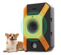 Billg Antiladridos para Perros Ultrasonidos, 3 Niveles Frecuencia Dispositivo Antiladridos Silbato, 50 Pies Ultrasónico Antiladridos, Doble Emisor Recargable Detener Ladridos Interiores y Exteriores