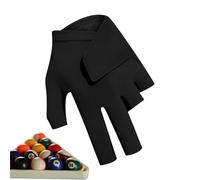 Billiard Glove Genérico - Breathable Three-Finger Mitten, Elastic Fit | Pool Cue Sports Glove for Bowling Players Women Men Teens Home Club Practice Training Competition