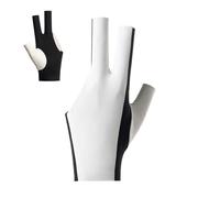 Billiard Glove Left Hand Mens - 3-Finger Sports Accessories - 17,8 x 7,5 cm Pool Table Gloves | Optimal For Beginners Professionals Men Women Matches Home Game Room Enthusiasts Clubs Tournament