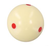 Billiard Practice Cue Ball Seis Red Spot Marcas Resina Material Estándar 57.2mm Tamaño Mejorado Cue Ball Control Respuesta Rápida Spin Visualización