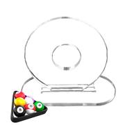 Billiard Rod Trainer - Pool Cue Exerciser for Accuracy | Polished Acrylic with Adjustable Height Port & Stroke Alignment Guide for Aiming, Leveling, Drills and Professional Player Development