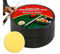 Billiard Shine Restorer, Cleaning Wax Paste, 50g Ball with Maintenance Feature, Resin Material Compound, Sports Accessory with Gloss Design, Cue Supply for Beginners and Outdoor Players