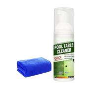 Billiard Table Cleaning Spray - 100ml, Foam Cleaner For Cloth, Stains Removal | Maintenance Mousse with Towel, Suitable For Billiard Mahjong Tables, Garden Home Tournament Sports