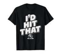 Billiards Funny I'D Hit Pool Balls Player Pun Humor Adult Camiseta