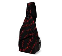Billiards Heart Beat Sling Bag Crossbody Mochila Travel Chest Daypack