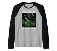 Billiards Physics Alien Nerd Pool Player Camiseta Manga Raglan
