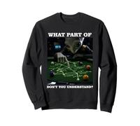 Billiards Physics Alien Nerd Pool Player Sudadera