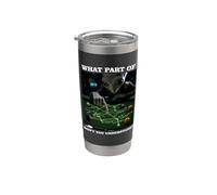 Billiards Physics Alien Nerd Pool Player Vaso térmico de acero inoxidable de doble pared