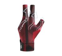 Billiards Playing Glove - Snoker Finger Sleeve, Moisture Wicking Non Skid Handwear for Cue Games | Left Palm Protection Aid, Enhanced strooke Accuracy, Smooth Movement Assistance, Tournament Practice