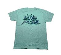 Billie Eilish Camiseta Billie Logo Neón Oficial Azul, 54 Unisex Adulto