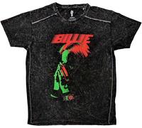 Billie Eilish Camiseta de manga corta Hands Face Snow Wash Unisex Black S