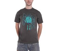 Billie Eilish Camiseta Neon Graffiti Logo Oficial Negro, S Unisex Adulto