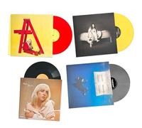 Billie Eilish - Colección completa de discografía a color de Billie Eilish: Don't Smile At Me Red When We All Fall Asleep, Where Do We Go? Yellow Happier Than Ever / Hit Me Hard and Soft Grey
