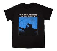 Rock Off officially licensed products Billie Eilish Hit Me Hard and Soft Tracklist - Camiseta, Negro, L