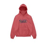 Billie Eilish Sudadera con Capucha Silhouettes Logo Nuevo Oficial Unisex Rojo, Rojo, XL