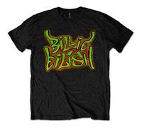 Billie Eilish - T-Shirt # M Unisex Black # Graffiti