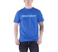 Billie Eilish - T-Shirt # Xl Unisex Blue # Blue Racer Logo