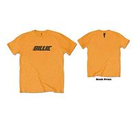 Billie Eilish - T-Shirt # Xl Unisex Orange # Racer Logo & Blohsh
