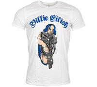 Billie Eilish - T-Shirt # Xl Unisex White # Bling