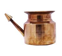 Billion Deals Neti Lota Ramjhara Oración Kalash Cobre puro tradicional hindú Pooja con polvo de limpieza de cobre