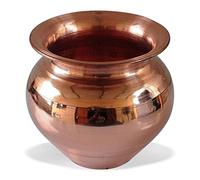 Billion Deals Neti Lota Ramjhara Oración Kalash Cobre puro tradicional hindú Pooja con polvo de limpieza de cobre