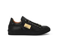 Billionaire - Zapatillas Lo-Top de Piel Nappa con Estampado de Cocodrilo - Shoes - Hombre - Negro - 44 EU -