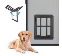 Billionchains Tapa para perros con cierre automático, adecuada para perros grandes y medianos, color negro