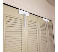 BILLROAD 2 unidades de bloqueo de puerta plegable de metal - cerradura de puerta corredera a prueba de niños, adecuado para armarios, despensa - sin instalar