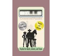 Bills Crossword Puzzles: Crossword Puzzles with Easy to Read Print about The Kinshasa Cowboys, Black Cowboys in history, Black Rodeo Cowboys, and ... Gift for Vacations, Holidays, and Relaxation
