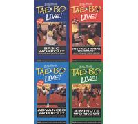 Billy Blanks' TaeBo Live! Entrenamiento básico, entrenamiento instructivo, entrenamiento avanzado, entrenamiento de 8 minutos
