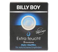 Billy Boy Condones Extra húmedo, 3 piezas