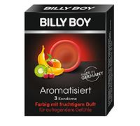 Billy Boy Preservativos Saborizados y Coloridos, 3 Piezas