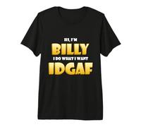 Billy Costume Idgaf Funny Meme Halloween Costume For Billys Camiseta Premium