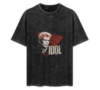 Billy Idol 80S Triangles Famous British Punk Rocker Music Mens T-Shirt Black Unisex Top tee XXL