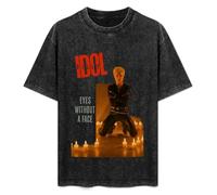Billy Idol Eyes Without A Face Mens T-Shirt Black Unisex Top tee XL