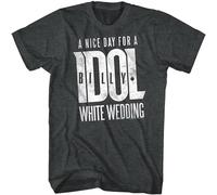 Billy Idol Nice Day for a Wedding Men's T Shirt Punk Rock Album Tour Merch Black XXL