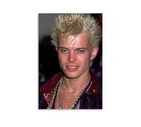 Billy Idol - Pósteres artísticos antisalpicaduras, pinturas colgantes para sala de estar y dormitorio, adecuados para múltiples escenarios, sin necesidad de perforar, fácil de instalar, adecuado para