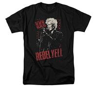 Billy Idol Rebel Yell Brick Wall Adult T Shirt Black S