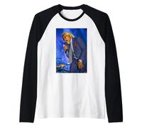 Billy Ocean Caribbean Queen Cantante Pop en Vivo por Dick Barnatt Camiseta Manga Raglan