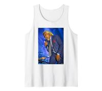 Billy Ocean Caribbean Queen Cantante Pop en Vivo por Dick Barnatt Camiseta sin Mangas